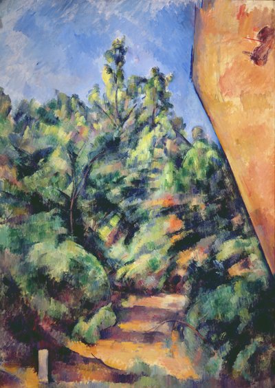 Red rock by Paul Cézanne